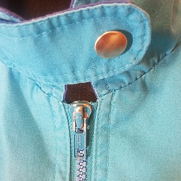 Vintage Blue Green Zip-up Jacket - Picture 2 of 4